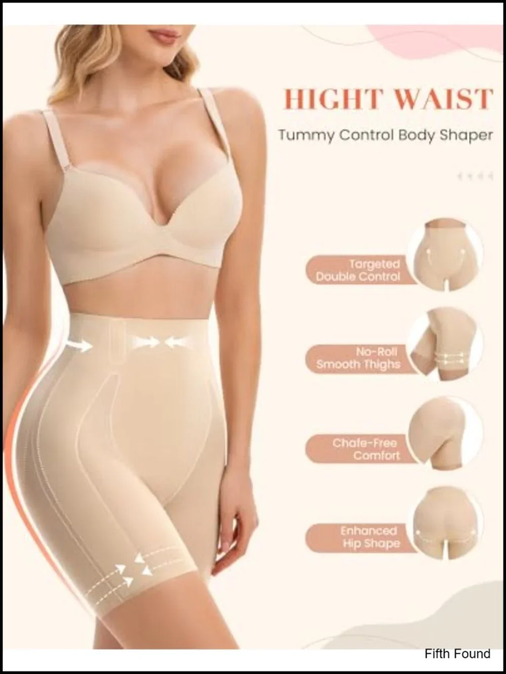 Tummy Control Shapewear Shorts High Waist Seamless Butt Lifting Panties Under